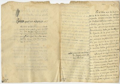 "Idea de la constitución dada a las Américas por los reyes de España antes de la invasión del antiguo despotismo", paginas 2-3
