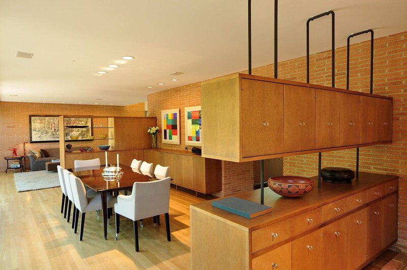Nakoma Residence (Dallas, Texas): dining room interior 